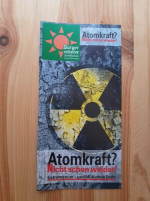 Flyer "Atomkraft? Nicht schon wieder"