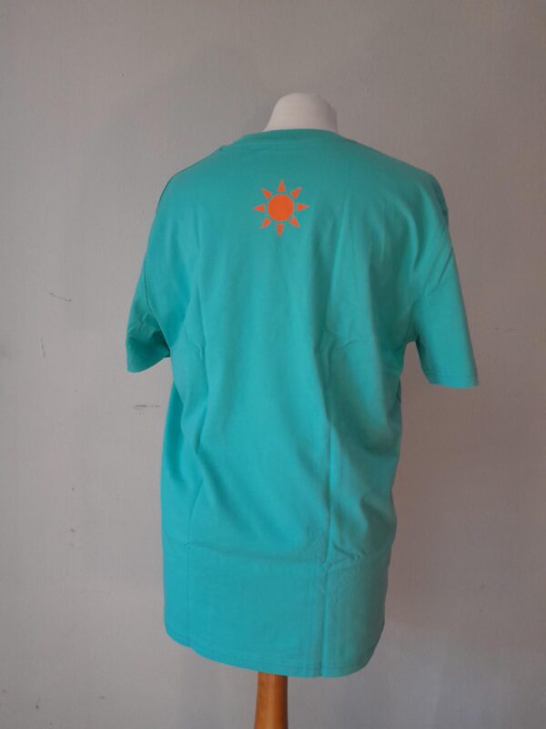 Unisex-T-Shirt "pool blue" – Bild 2