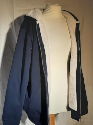 Unisex Zipper Sherpa (gefüttert) - french navy