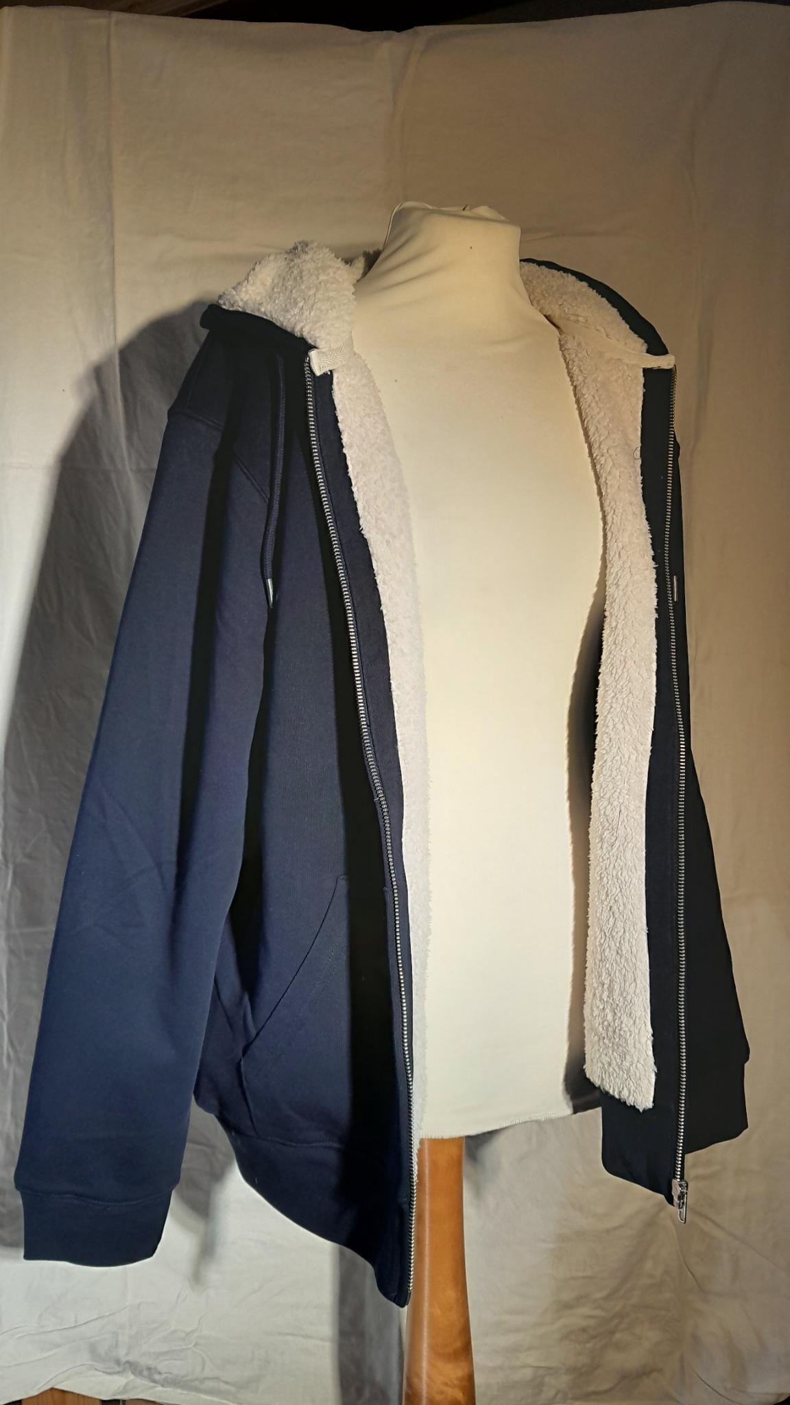 Unisex Zipper Sherpa (gefüttert) - french navy